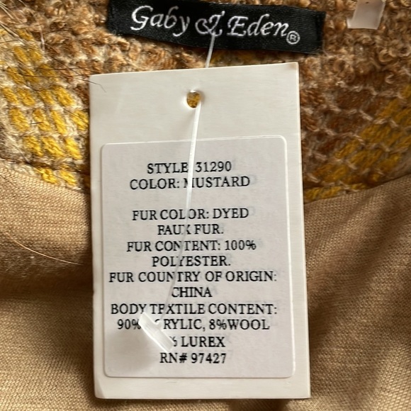 COAT S fur and textile, new. - Picture 14 of 14